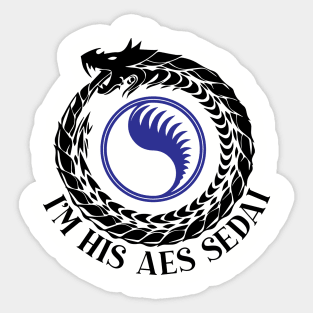 im her warder -eas sedai- the Wheel of Time Sticker